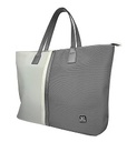 Klip Xtreme Bolso Tote para Notebook 15.6" Poliéster Gris/Blanco