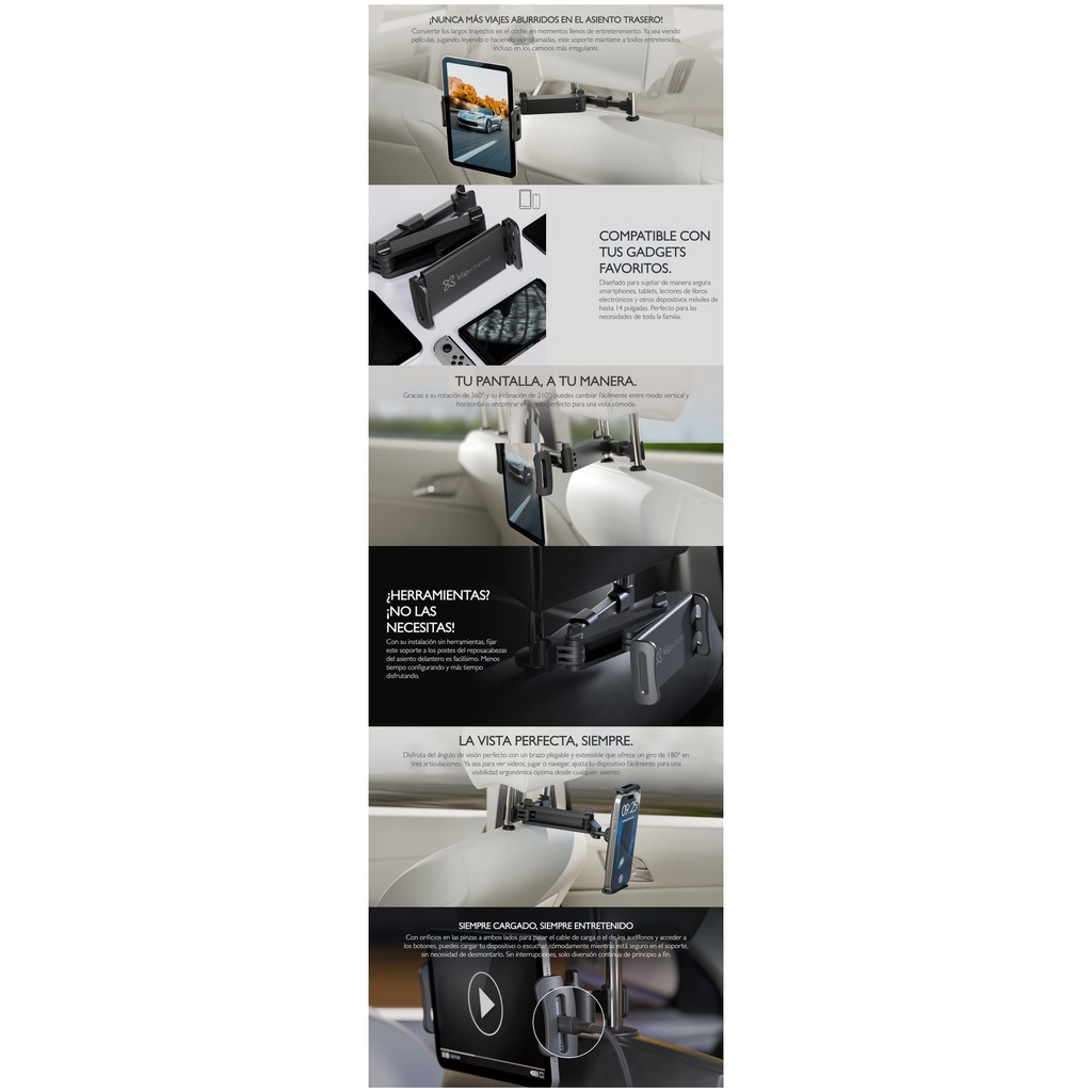 [AB300KLX61] Klip Xtreme Soporte Montaje Trasero con Brazo Extensible