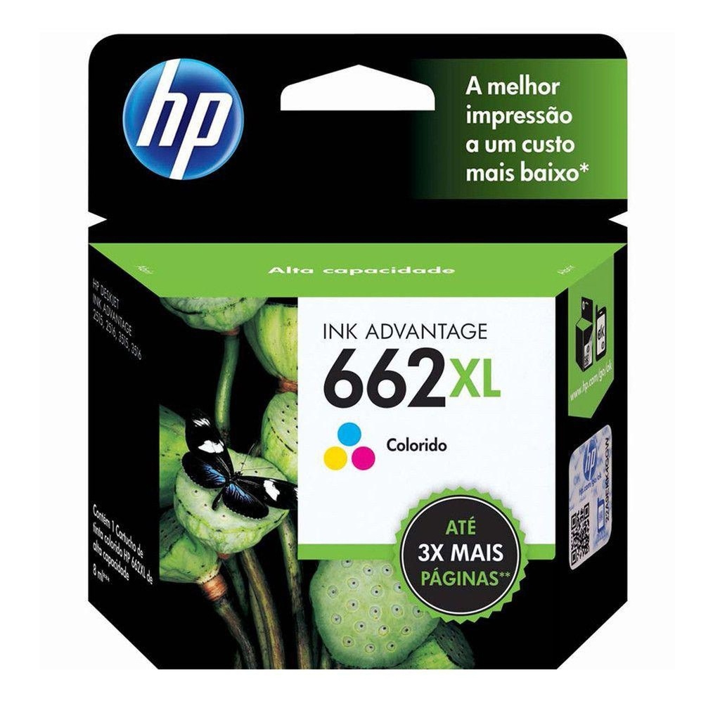 [AS220HEW12] HP 662XL Cartucho Tinta Color Alto Rendimiento Original