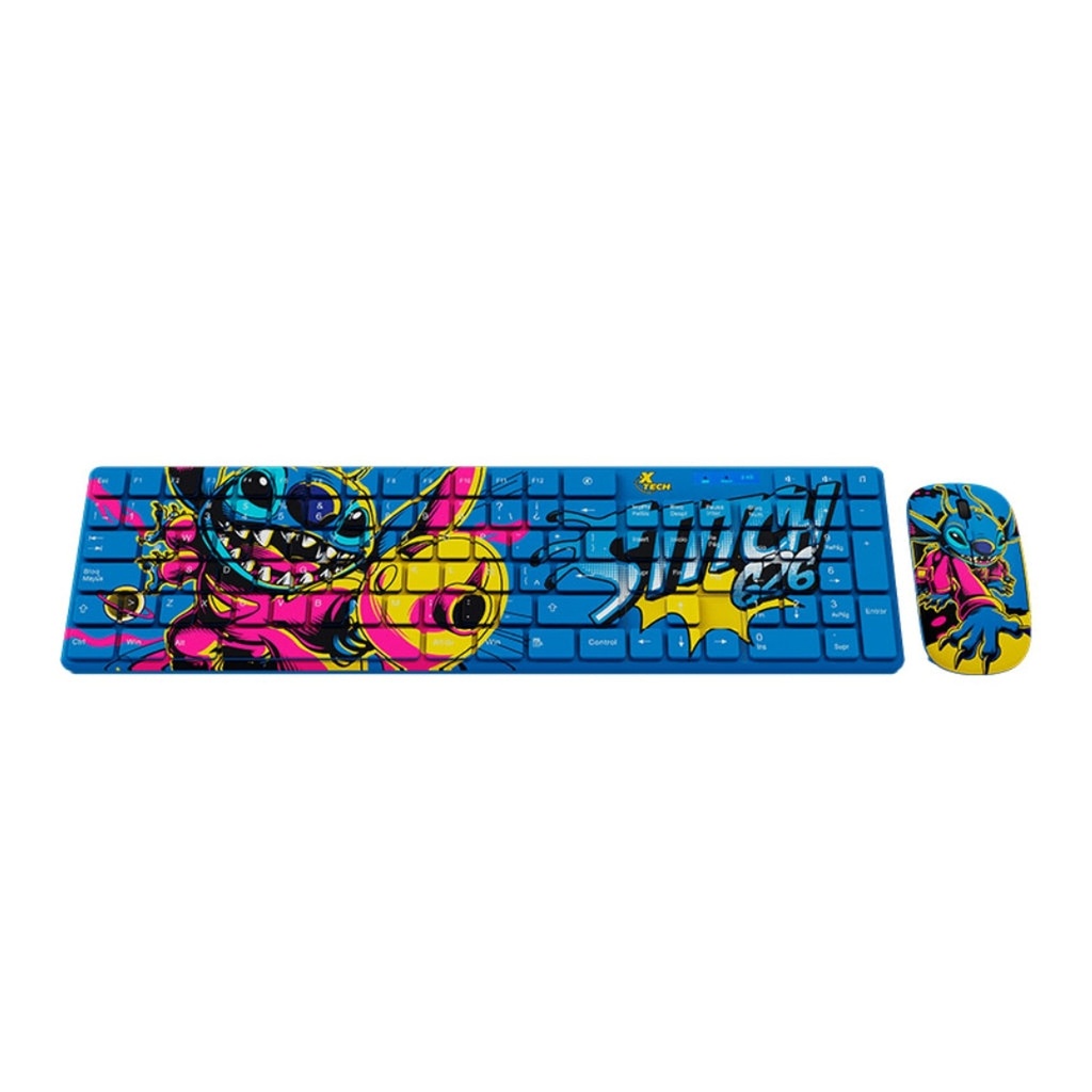 [ID225XTK21] Xtech Kit Teclado y Mouse Inalámbrico Stitch Disney