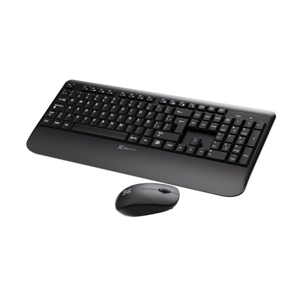 [ID211KLX41] Klip Xtreme KCK-300S Combo Teclado Inalámbrico con Reposamuñecas Español