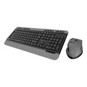 Klip Xtreme Combo Teclado Y Ratón Inalámbrico Español Negro Gris