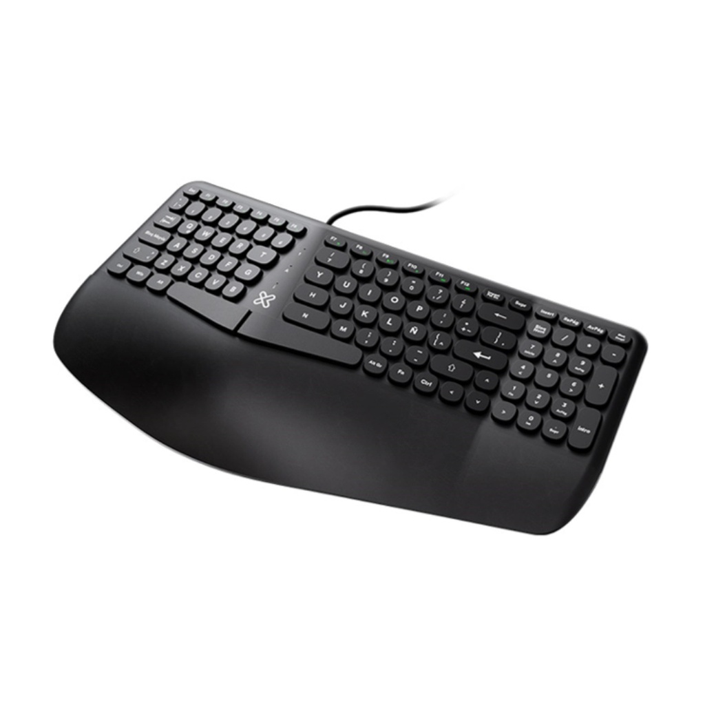 [ID211KLX39] Klip Xtreme Teclado Ergonómico KBK-260S USB Negro