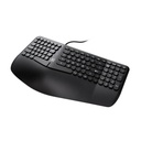 Klip Xtreme Teclado Ergonómico KBK-260S USB Negro
