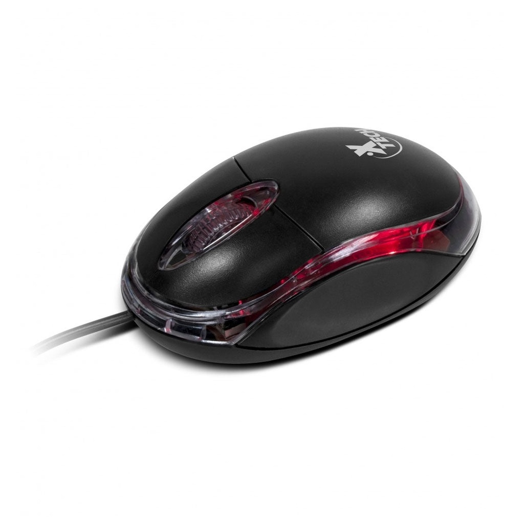 [ID011XTK06] Xtech Mouse Wired USB 3D Optical XTM-195 Negro