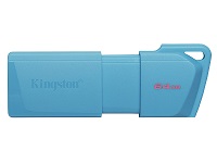 [CH411KNG63] Kingston USB 3.2 Gen 1 64GB NEON Aqua Blue