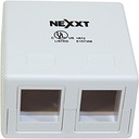 Nexxt Surface Mount Box 2 Puertos Blanco AE180NXT10
