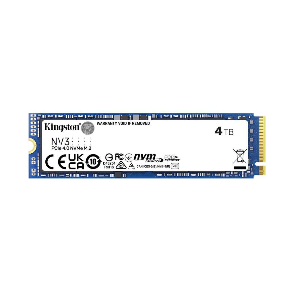 [DH120KNG68] Kingston 4TB NV3 M.2 2280 NVMe SSD