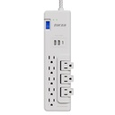 Forza Protector de Voltaje 8 Tomas 2USB-A/1C 6FT
