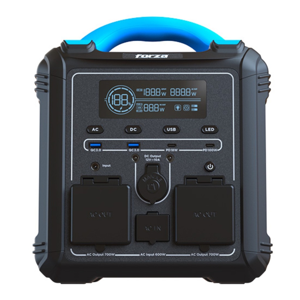 [UP120FOR11] Forza Titan Series UPS 700W 110/120V 2AC/8DC LiMnFePO4 FPP-T700