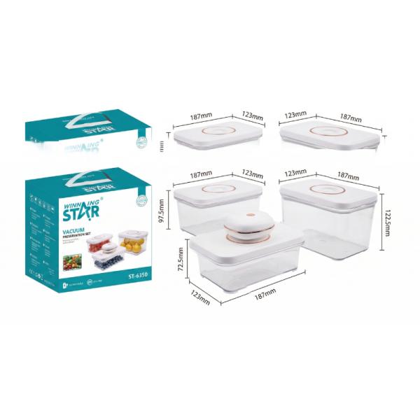 [ED1023] Winning Star Set Conservación Vacío ST-6350 Silicona / ABS