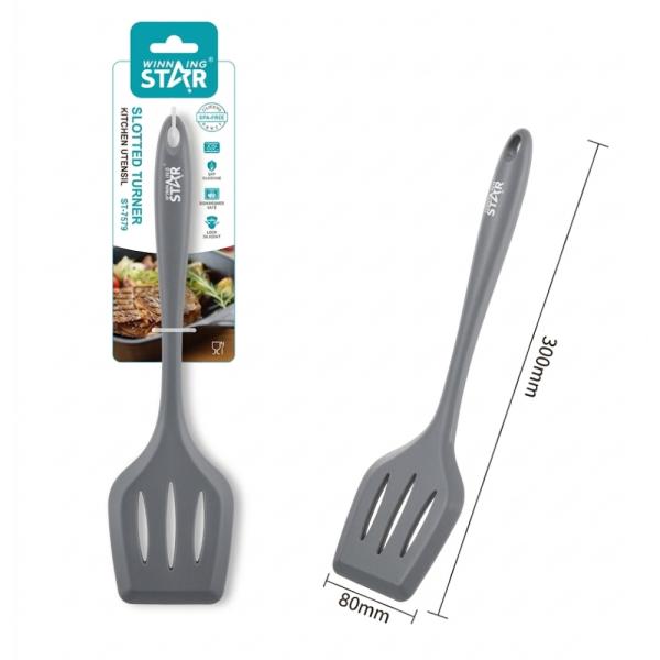 [ED4007] Espátula Ranurada Winning Star St-7570 Silicona Nylon