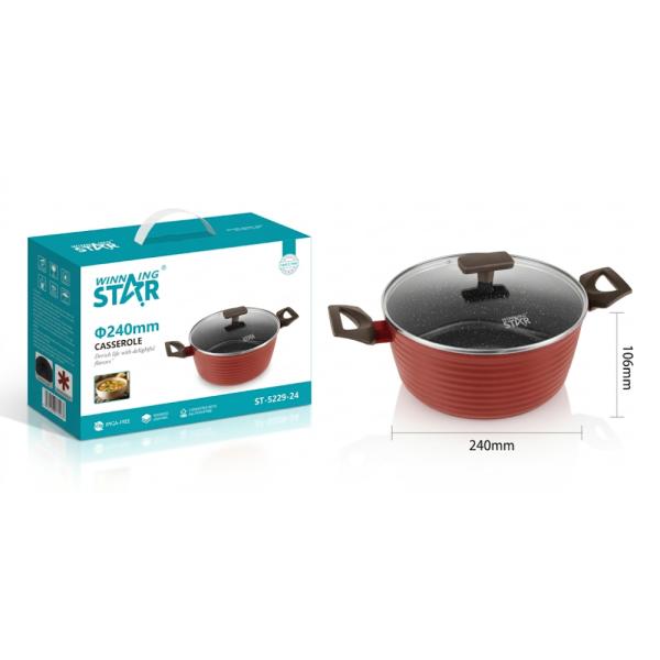 [ED4037] Cacerola Antiadherente Winning Star 24cm ST-5229-24