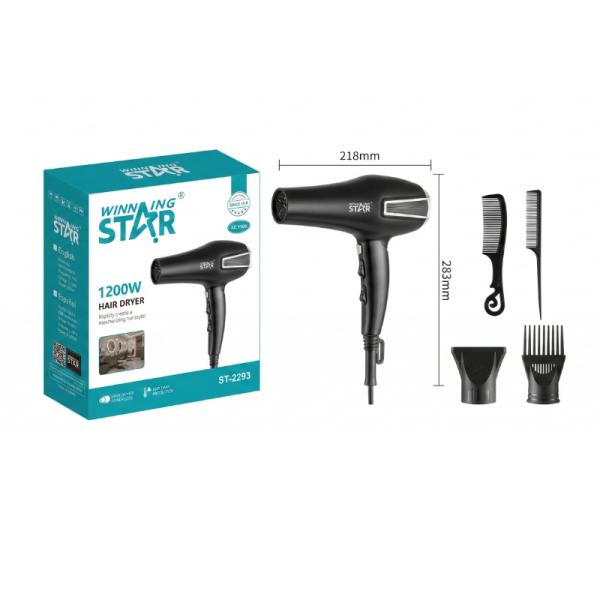 [ED2001] Secadora de Cabello Winning Star 1200W ST-2293 - Aire Caliente