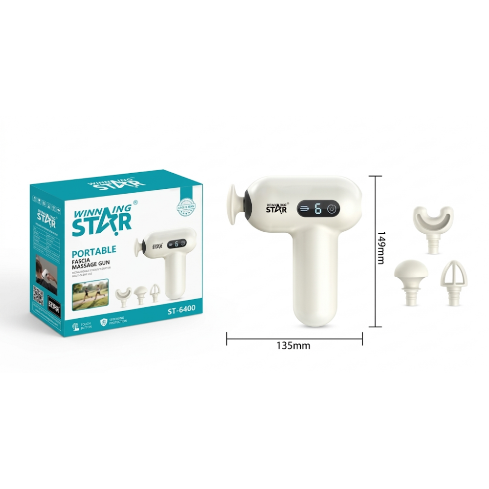 [ED2011] Pistola Masaje Facial Winning Star St-6400 6 Niveles