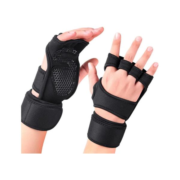 Guantes Gimnasio Negro Talla M