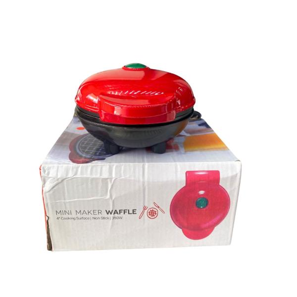 [RM-HOGCOC0176] Wafflera Pequeña Circular Roja Generica