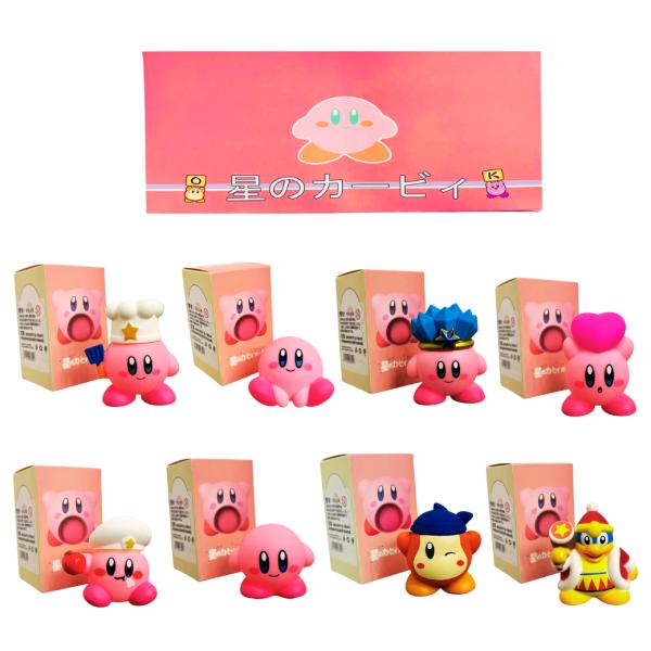 [TK-F1004] SET DE 8 FIGURAS (CAJA SORPRESA DE KIRBY)
