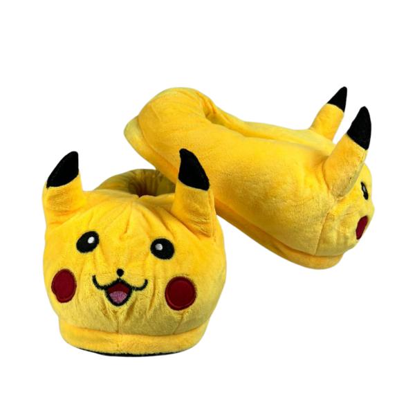 [TK-PT027] Pantuflo Pikachu Pokemon 25cm Felpa Y Poliester
