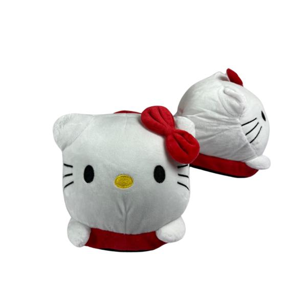 [TK-PT021] Sanrio Pantufla Hello Kitty 26cm Felpa Suave