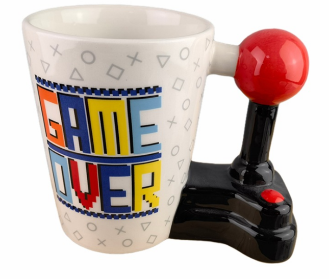 [TK-BTJR038] Taza Ceramica Game Over Divertida Coleccionable