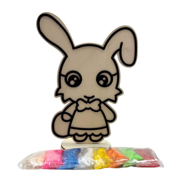 [RM-CREFIG0011] FIGURA MADERA PINTABLE CASTILLO