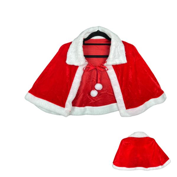 [TK-R096] Capa De Navidad Para Niño One Size