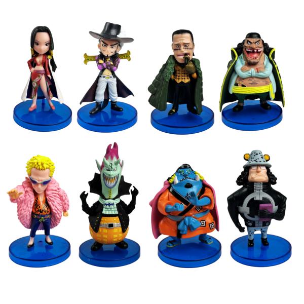 [TK-F605] One Piece Set 8 Figuras Coleccionables PVC Bolsa