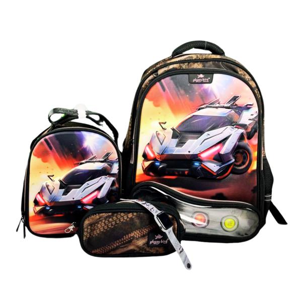 [TK-B126] SET DE BOLSO GLOSSY DE CARRO