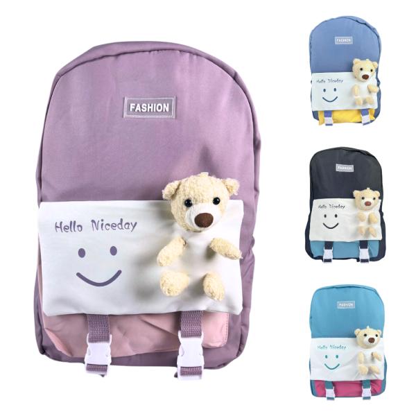 [TK-B111-1] BOLSO DE OSITO -VARIOS ESTILOS A ELEGIR ROSADO ROSADO