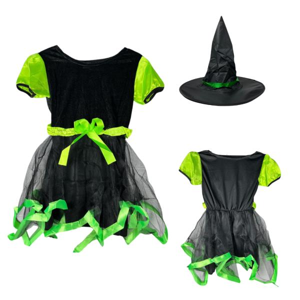 [TK-R053-1] DISFRAZ DE NIÑA DE BRUJA S S