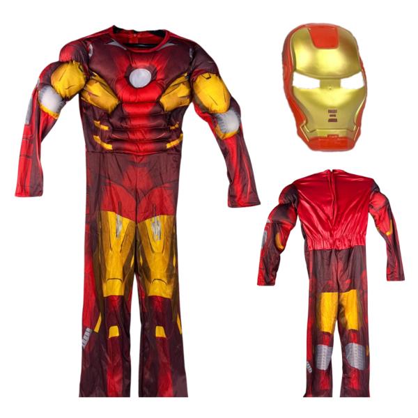 [TK-R037-1] DISFRAZ DE NIÑO DE IRON MAN S S
