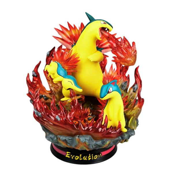 [TK-F522] FIGURA DE CYNDAQUILL Y SUS EVOLUCIONES - POKEMON