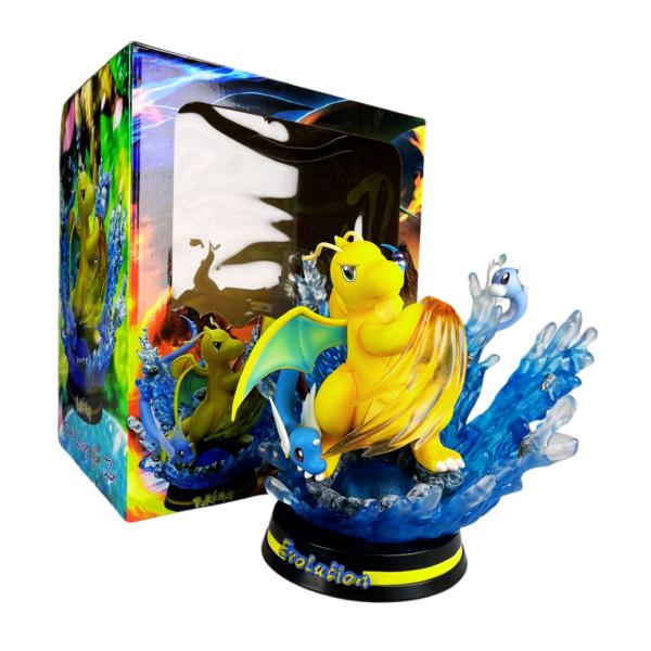 [TK-F518] FIGURA DE DRATINI DRAGONAIR Y DRAGONITE - POKEMON