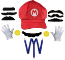 SET DE GORRA DE MARIO CON ACCESORIOS