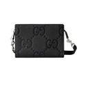 Poderosa Bolso Cruzado Estampado GG Negro Dr