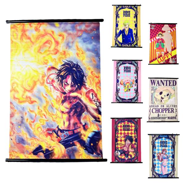 [TK-EXPOSTEL003-1] POSTER DE TELA GRANDE DE ONE PIECE - POR UNIDAD VARIOS ESTILOS A ELEGIR ACE