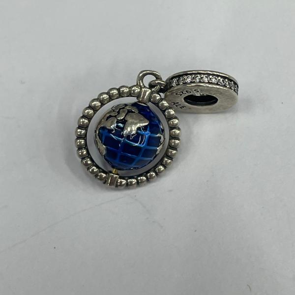 [PD-PPCCG0097] Poderosa Charm Colgante Mundo Giratorio - Joyeria Fina