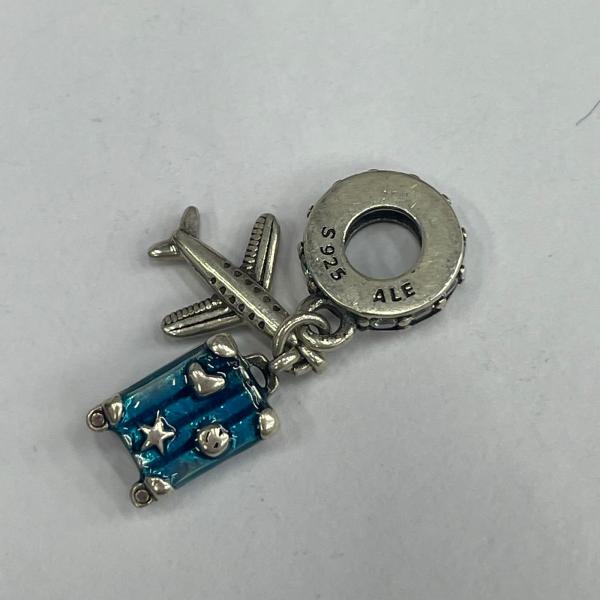 [PD-PPCCG0004] Poderosa Charm Colgante Avion y Maleta Pandora CH01