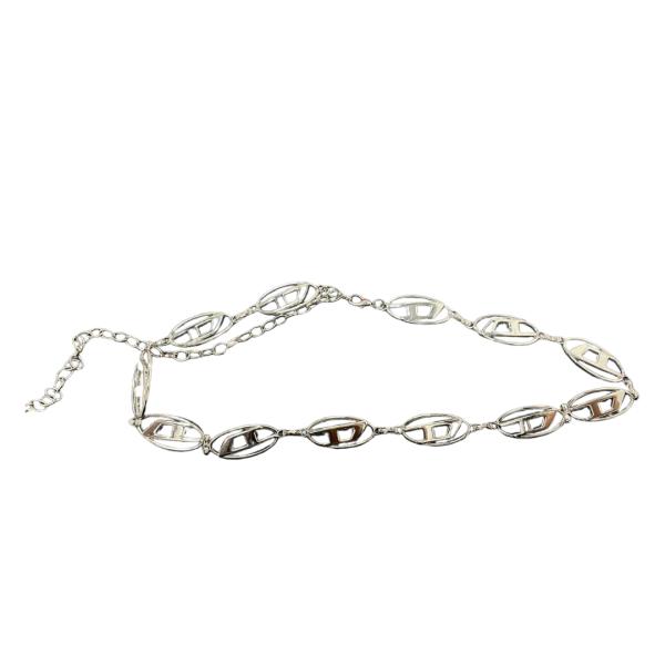 [PD-JCC0009] Poderosa Faja Metálica Diseño Diesel Plateada JCC0009