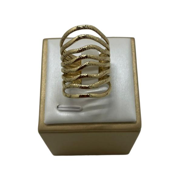 [PD-JRI0013] Anillo Poderosa Diseño Dorado JRI0013