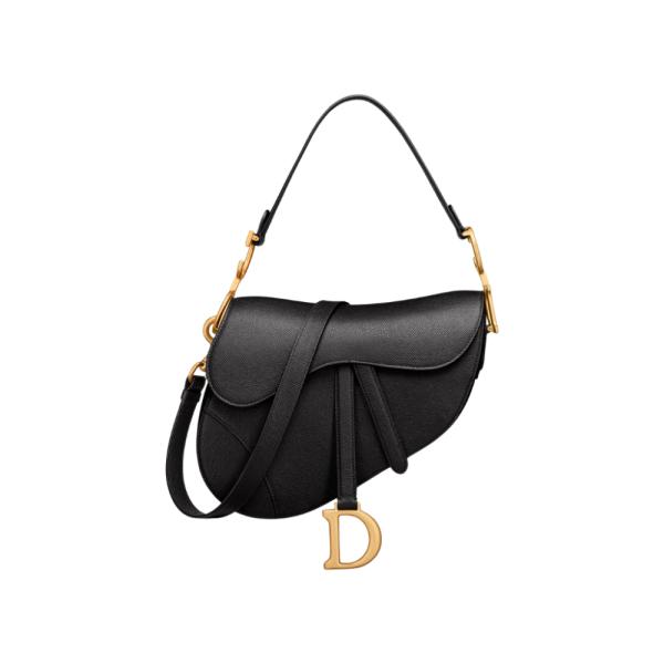 [PD-BBC0264] BOLSO MODELO SADDLE DIOR NEGRO