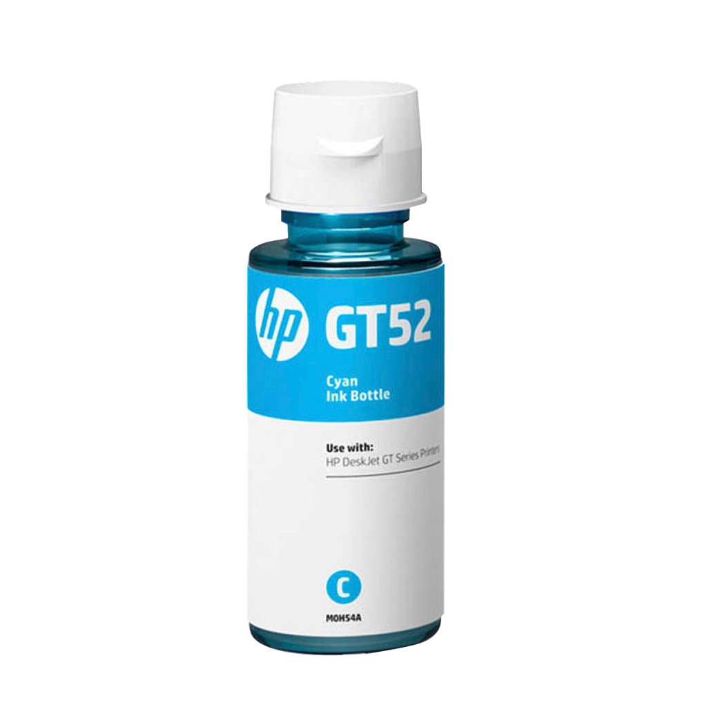 [HP00637] HP Botella Tinta GT52 Cyan 8000Pgs M0H54AL - Impresion Eco