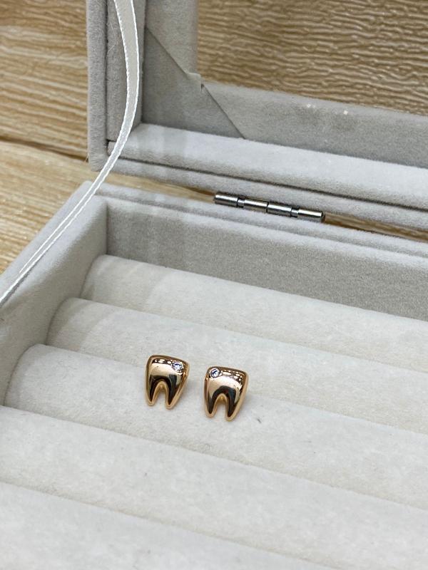 [PD-JJA0122] ARETES DORADOS DISEÑO MUELITA MODELO X000456708