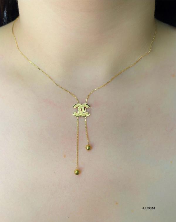 [PD-JJC0014] COLLAR DORADO LOGO/CHANEL