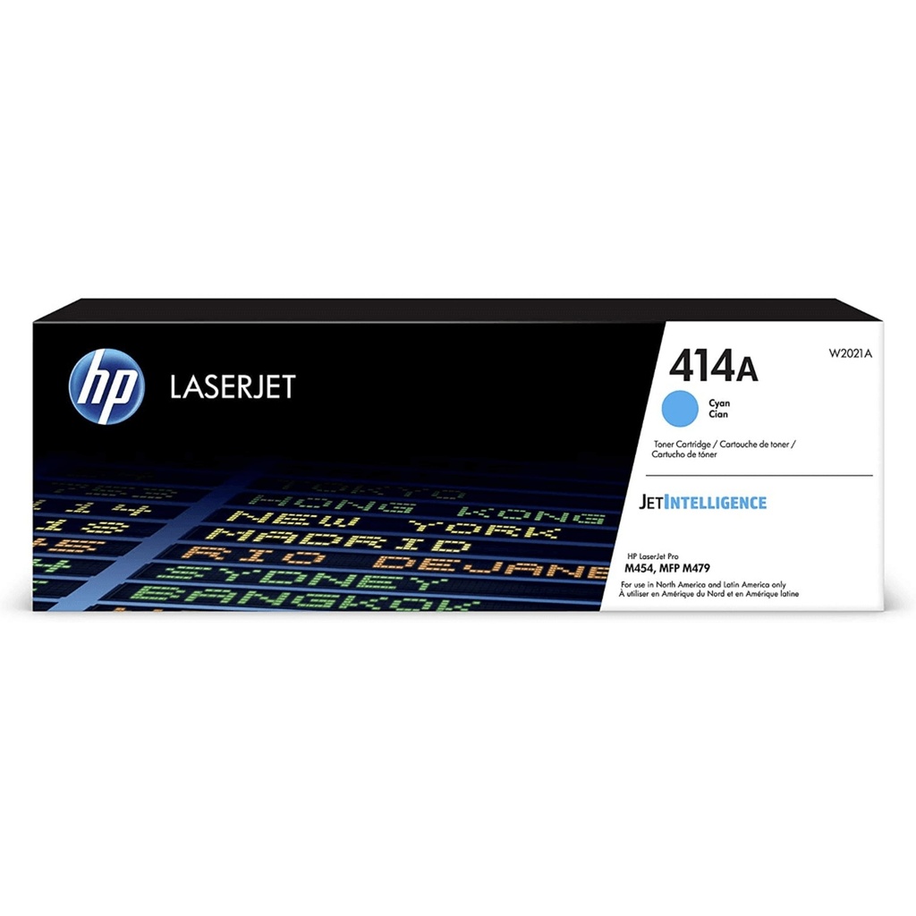 [HP01337] HP Toner Cyan 414A W2021A - Colores Vibrantes