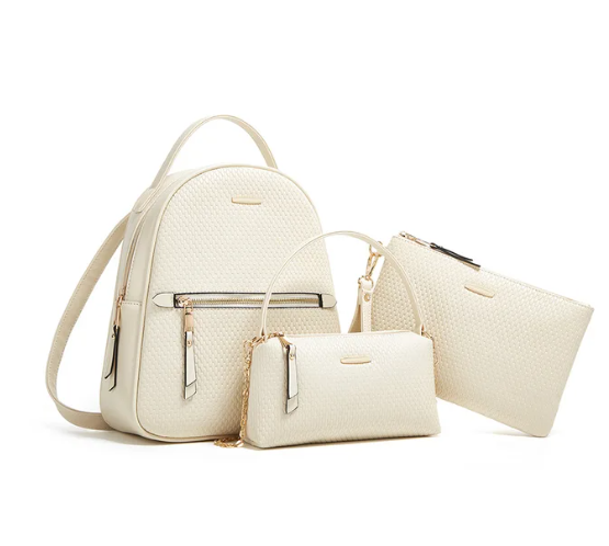 [PD-BES0003] MOCHILA ESPALDA 3 EN 1 22322 CREMA