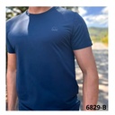 Camisa Azul Oscuro Tela Fria Talla XL