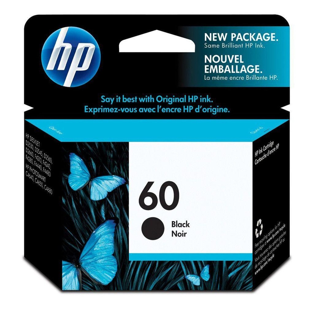 [HP02084] HP cartucho negro 200Pgs #60 CC640Wl
