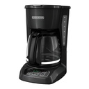 Black + Decker Cafetera Digital 12 Tazas Negra CM1105B